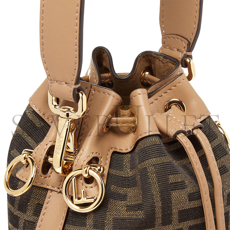 FENDI MON TRESOR FABRIC BROWN 8BS093ALP3F1AOE (18*14*12cm) FENDI MON TRESOR FABRIC BROWN 8BS093ALP3F1AOE (18*14*12cm)